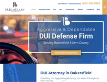 Tablet Screenshot of brehmerlaw.com